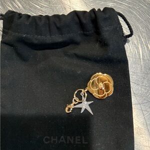 CHANEL Gold flower and Silver star holiday 2025 Charm